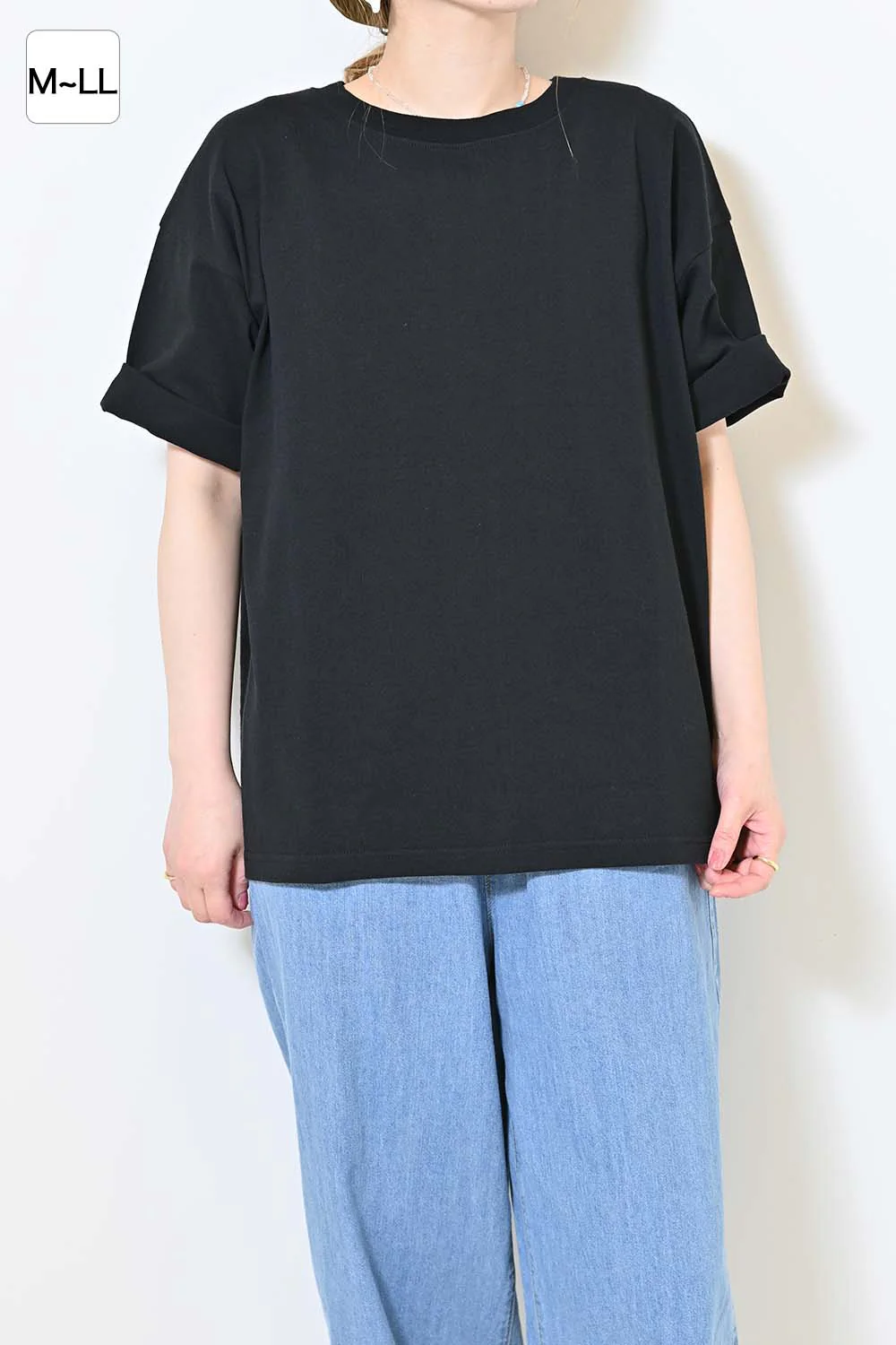 ワイドな無地TEE - Image 8