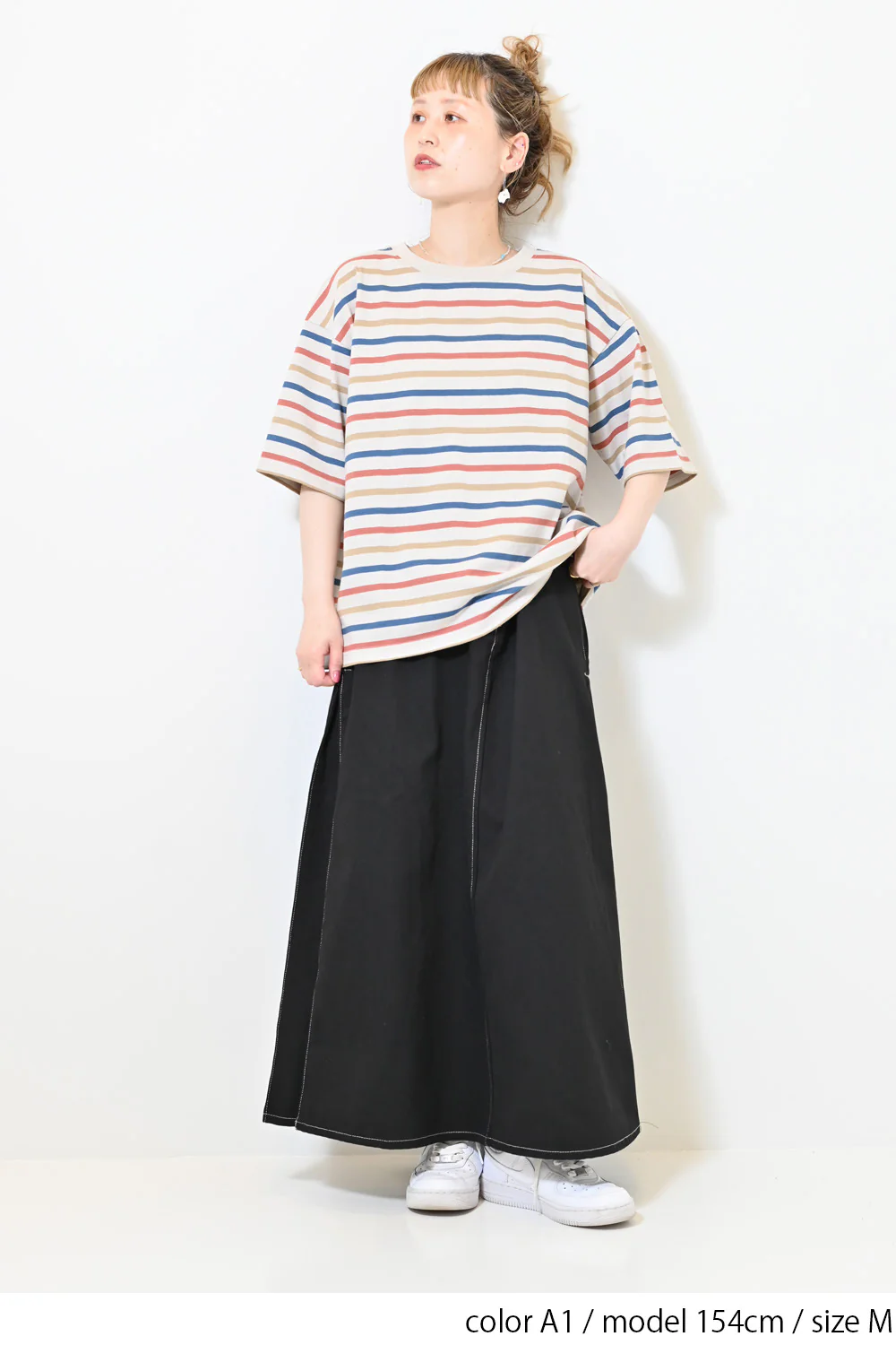 ワイドなボーダーTEE - Image 16