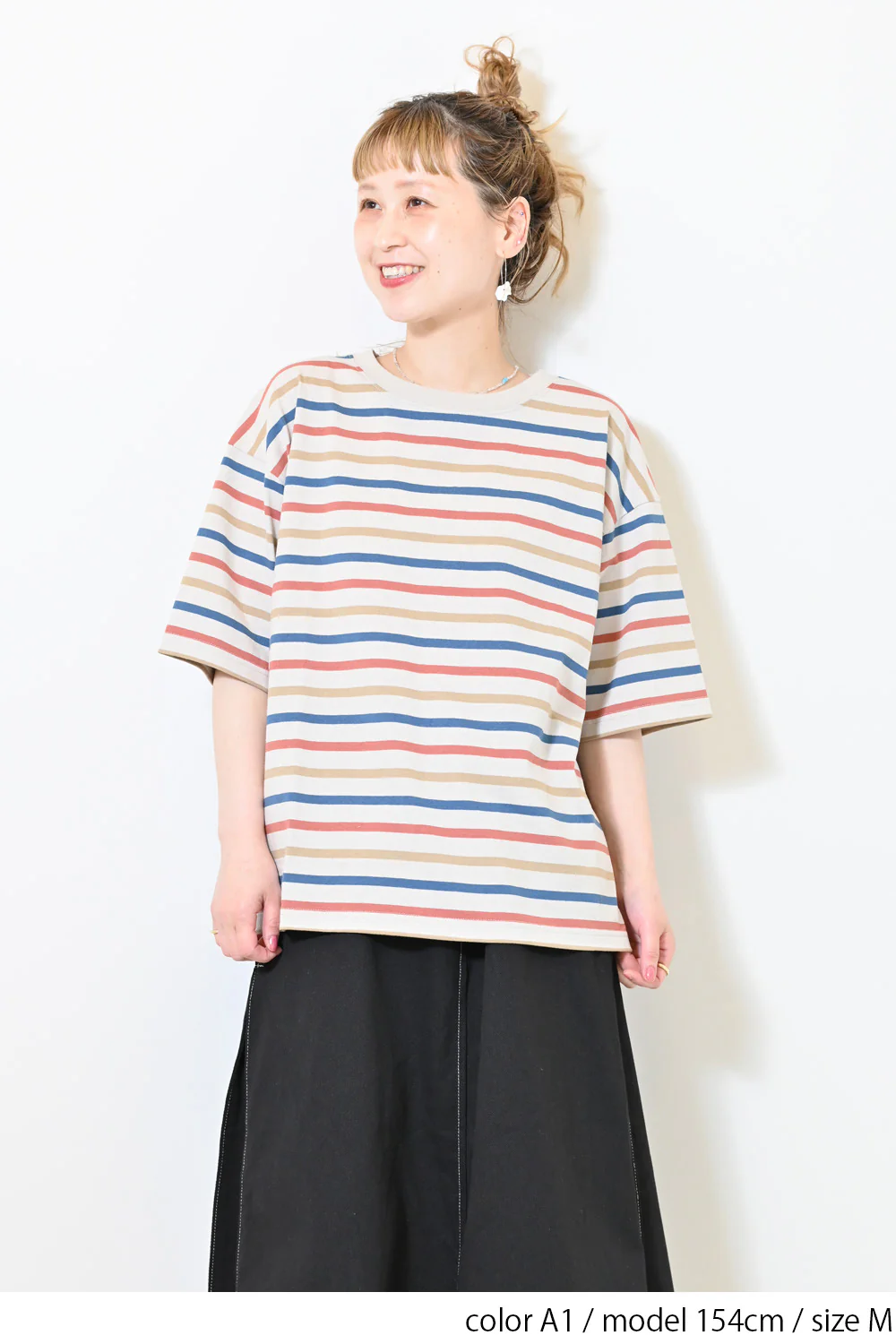 ワイドなボーダーTEE - Image 19