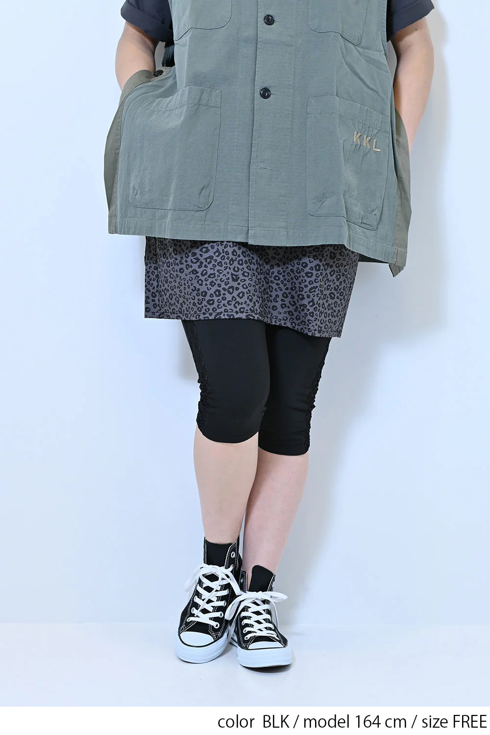 【charmmy】Side Lace Leggings - Image 6