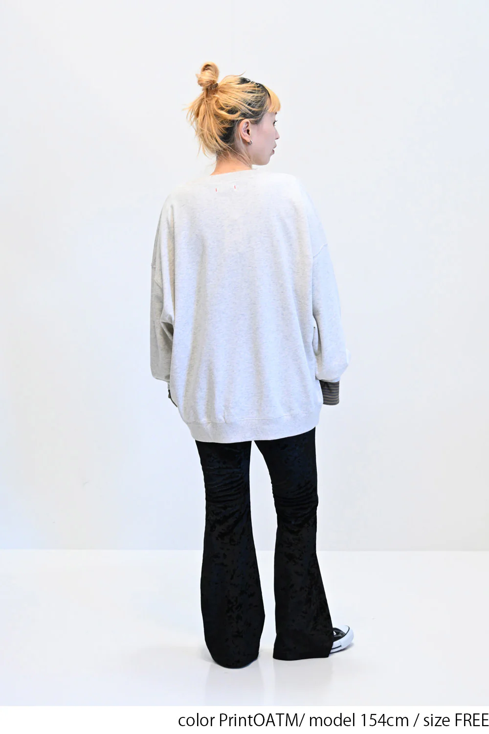 【charmmy】ワッペン刺繍Bigトレーナー - Image 6