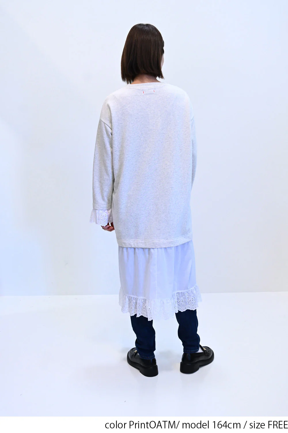 【charmmy】レース切替裏毛ワンピース - Image 12