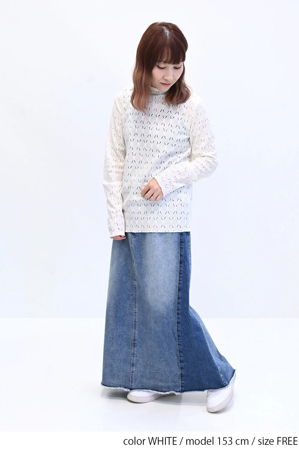 【charmmy】カットソーレースプチハイプルオーバー - Image 3