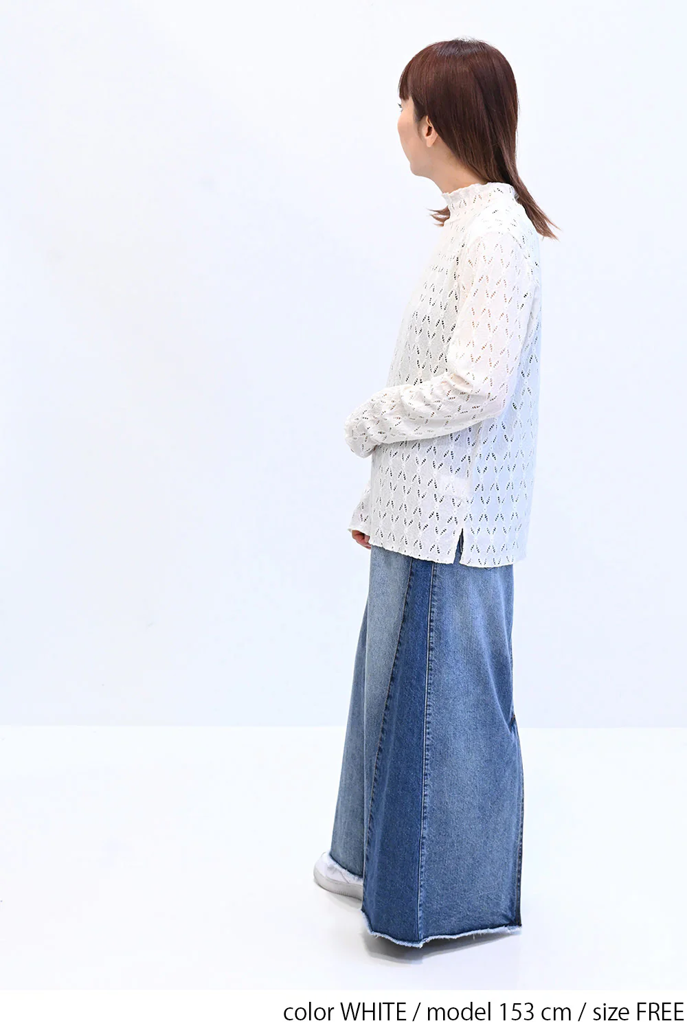 【charmmy】カットソーレースプチハイプルオーバー - Image 4