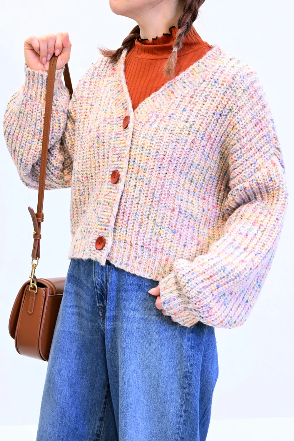 【charmmy】カラフルニットカーディガン - Image 8
