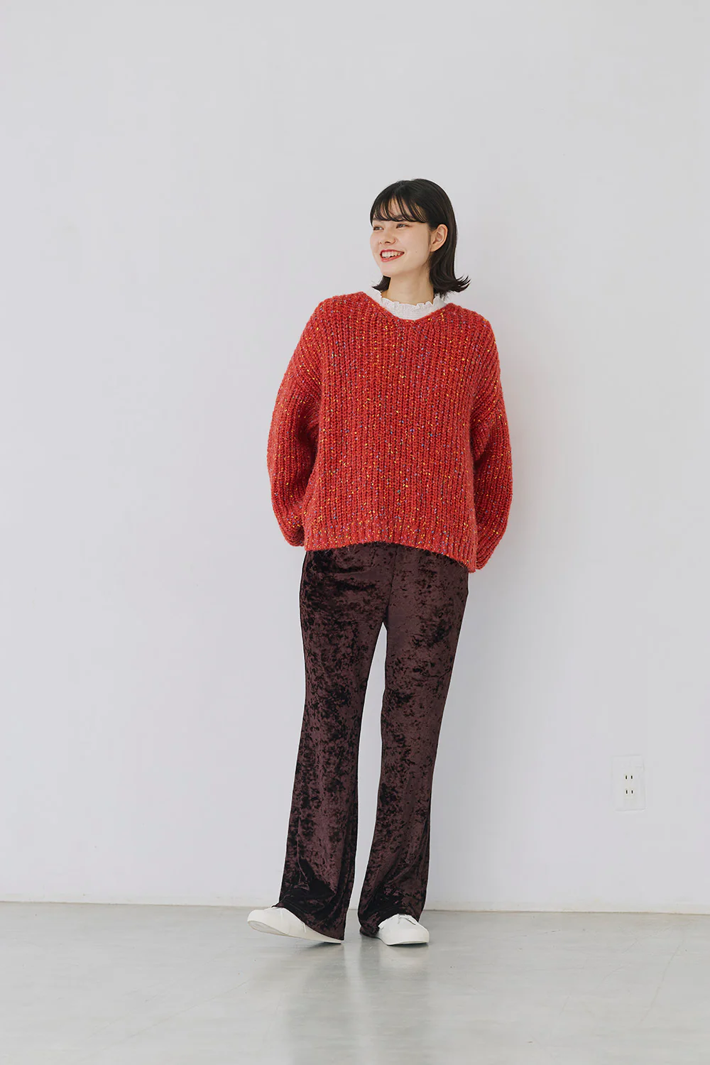【charmmy】カラフルニットプルオーバー - Image 4