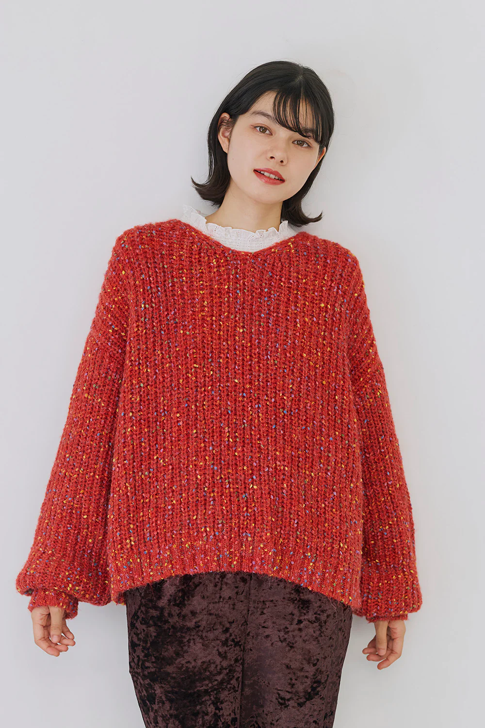 【charmmy】カラフルニットプルオーバー - Image 9