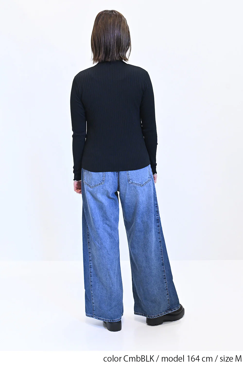 タートルネック リブカットソー - Image 18