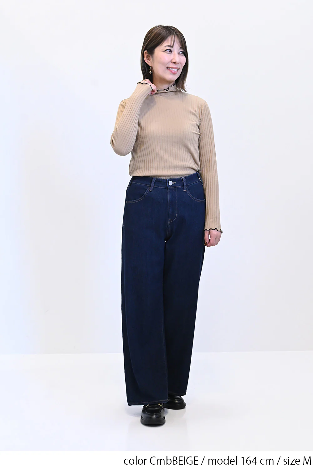タートルネック リブカットソー - Image 41