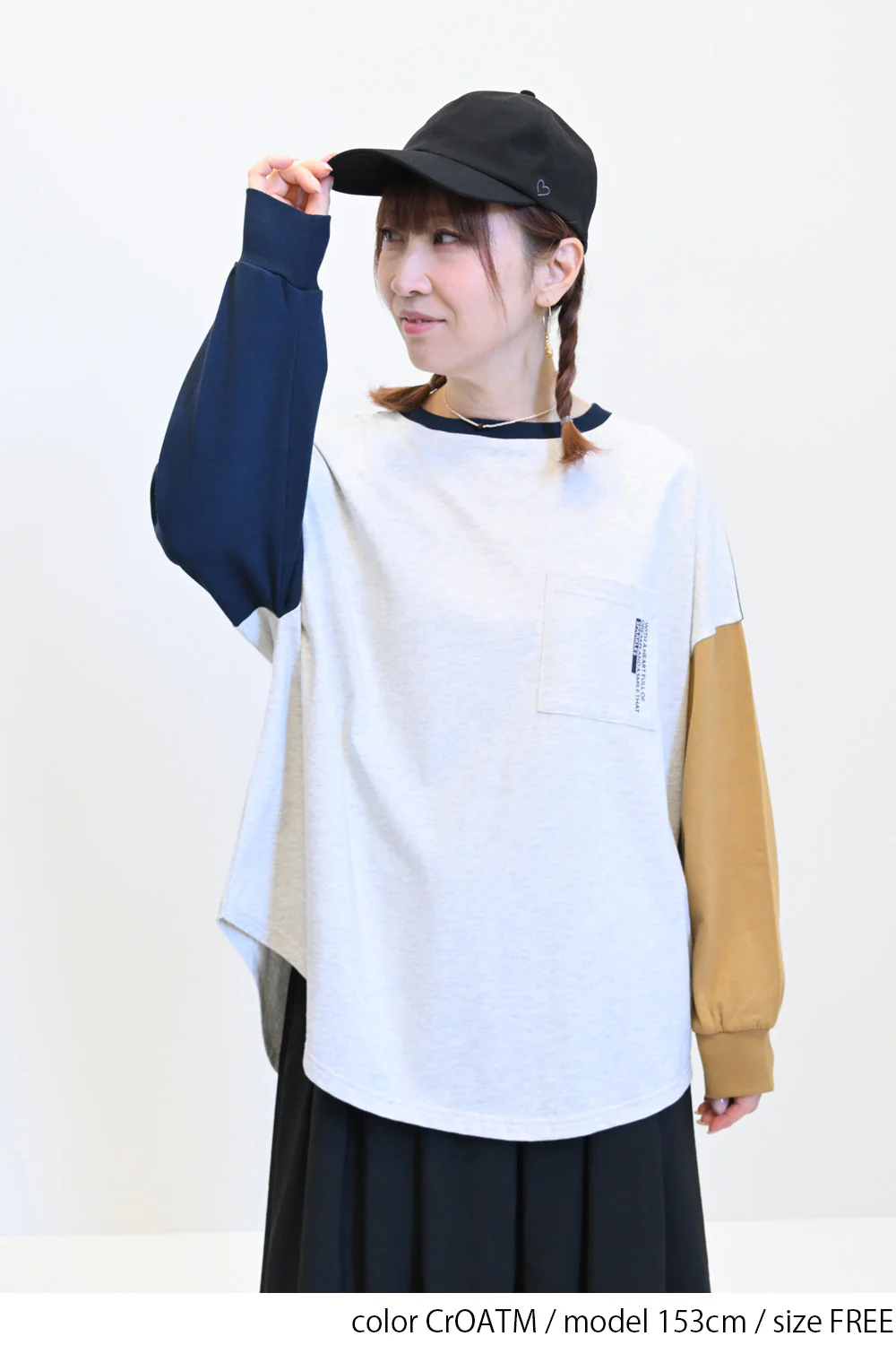 アシメバックプリントチュニック - Image 11