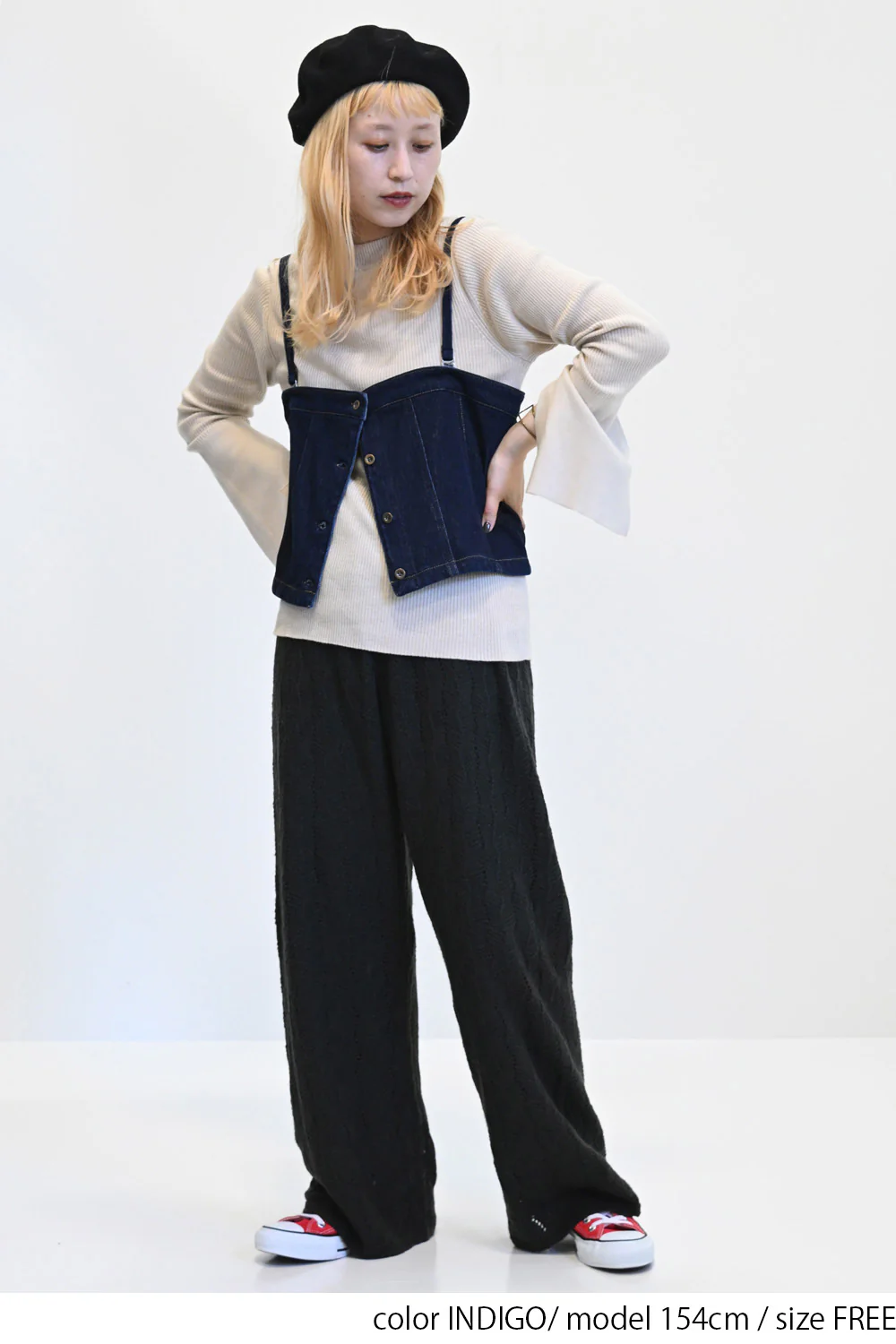 2way denim vest - Image 12