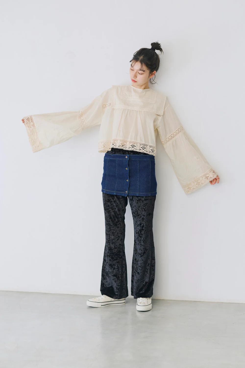 2way denim vest - Image 5