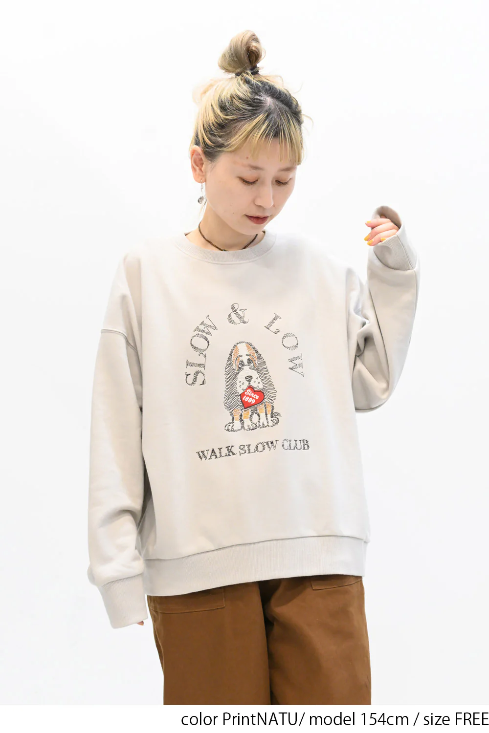 バセットハウンド刺繍トレーナー - Image 13