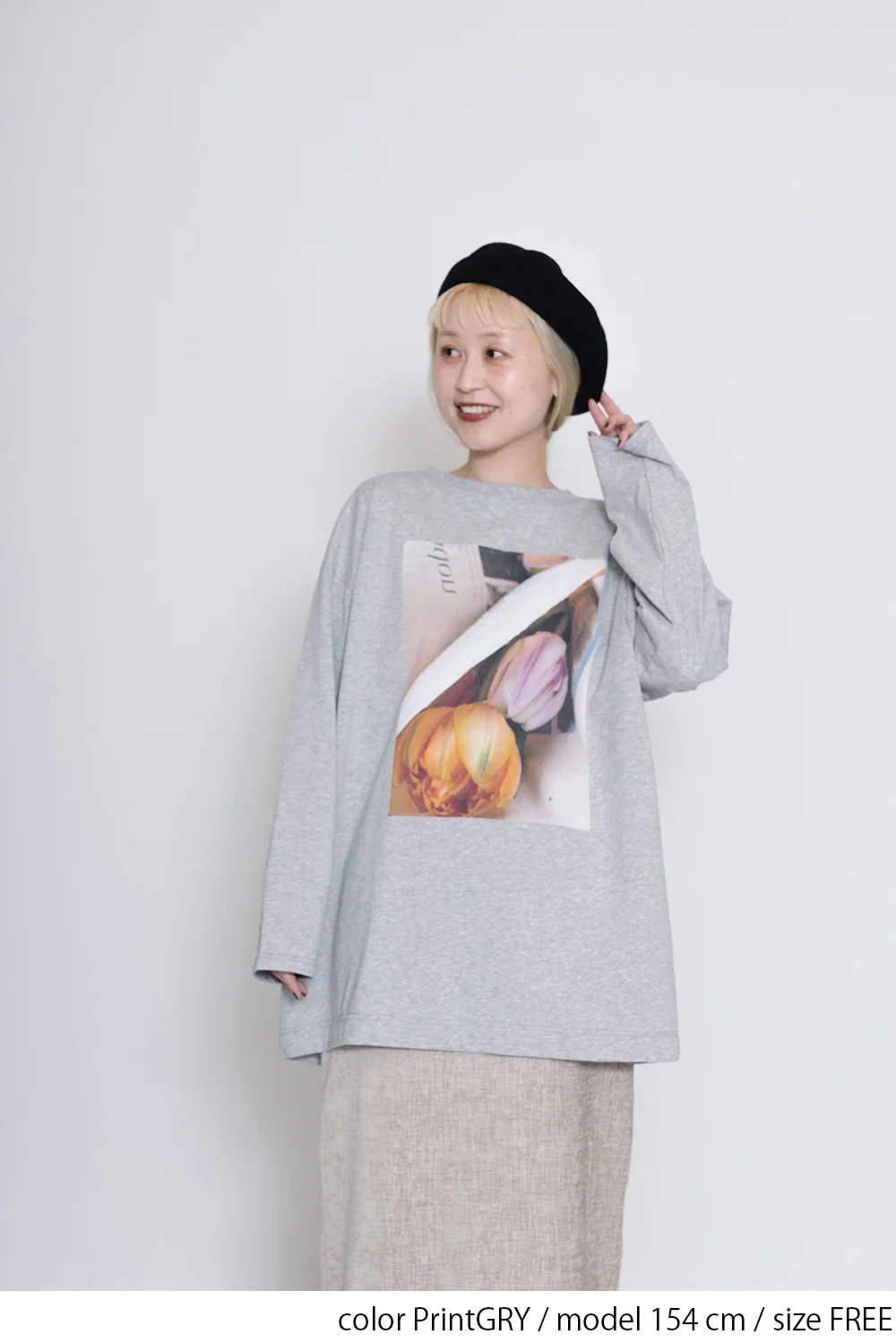 お花プリントロングTEE - Image 7