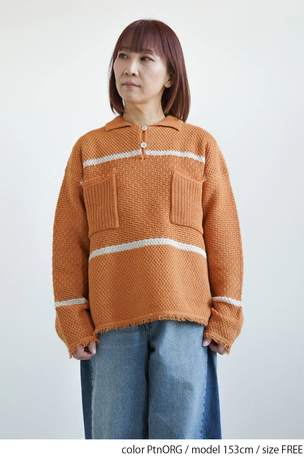 スキッパーかの子ニットプルオーバー - Image 3