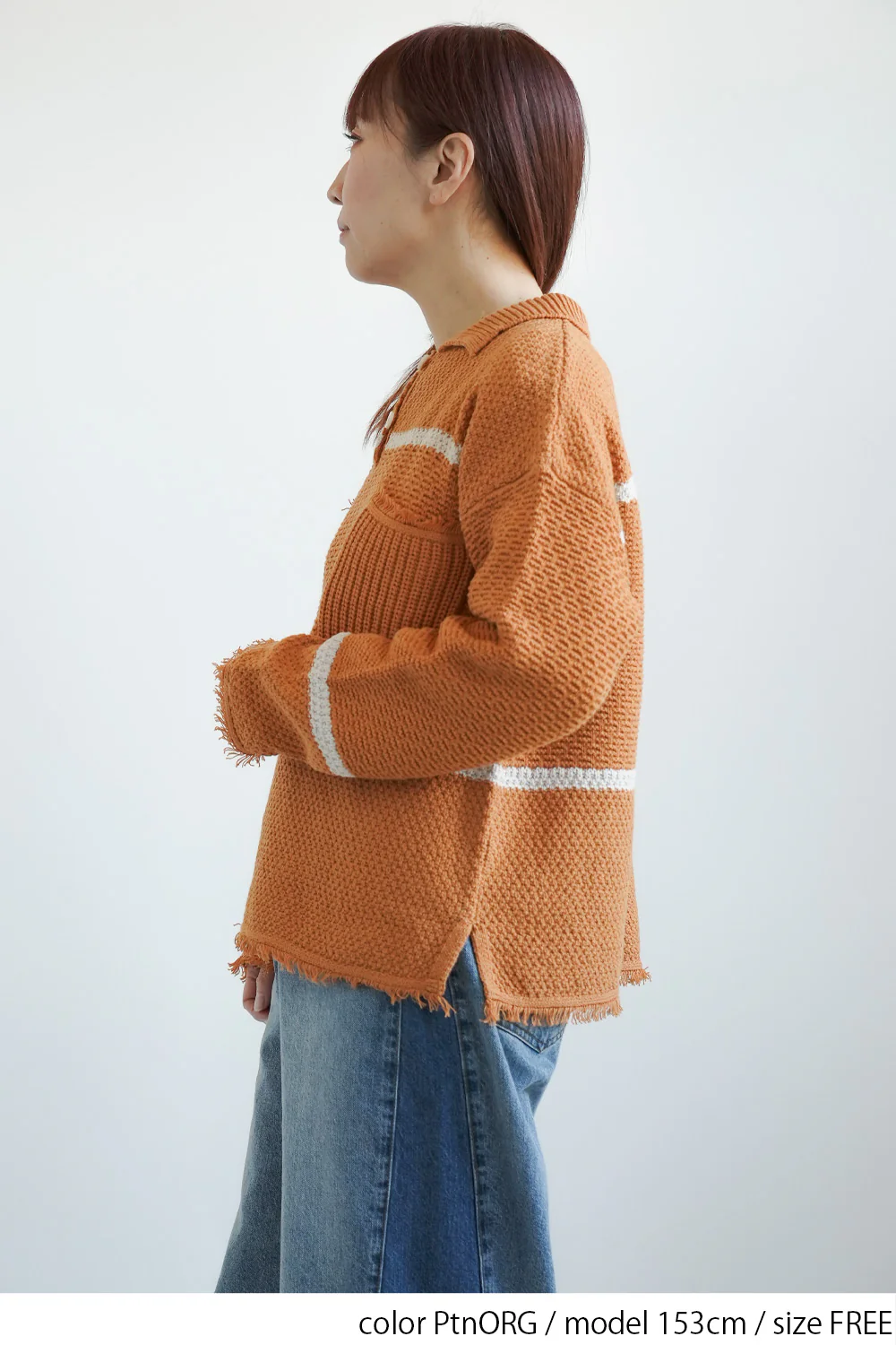 スキッパーかの子ニットプルオーバー - Image 4