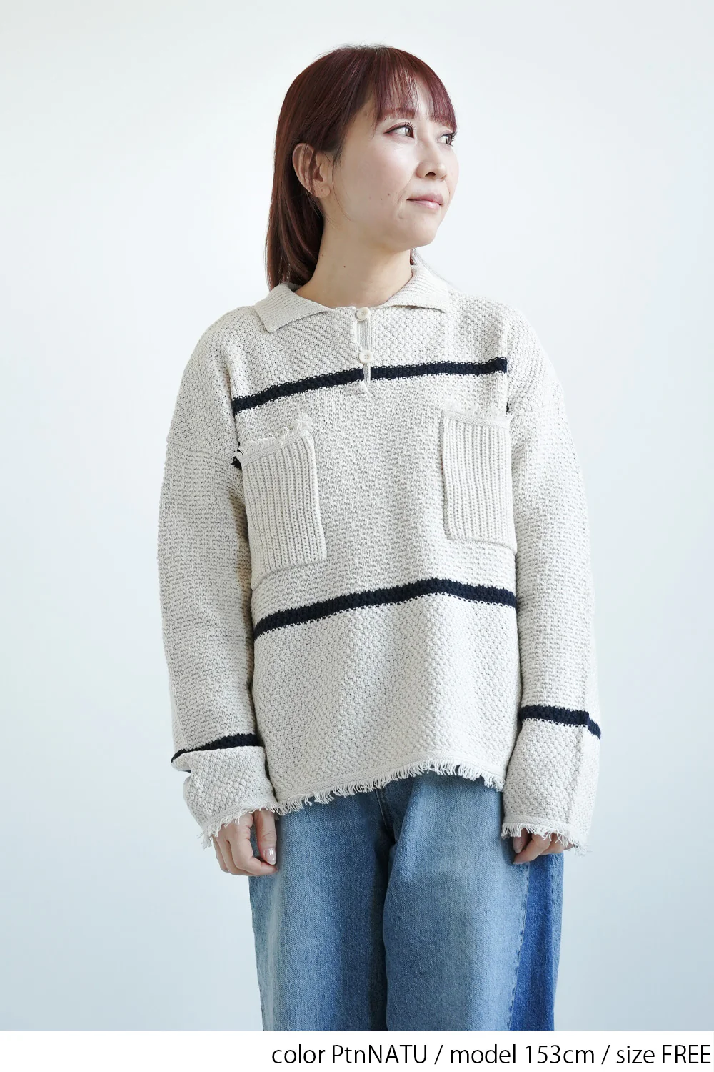 スキッパーかの子ニットプルオーバー - Image 9