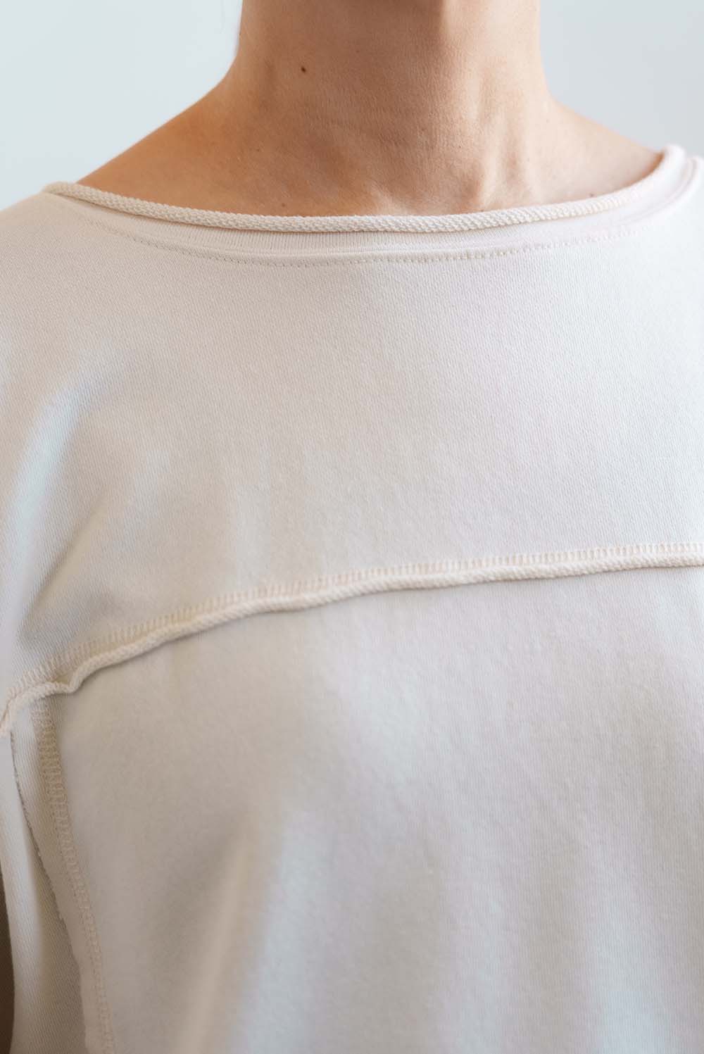 ドルマン切替裏毛プルオーバー - Image 18