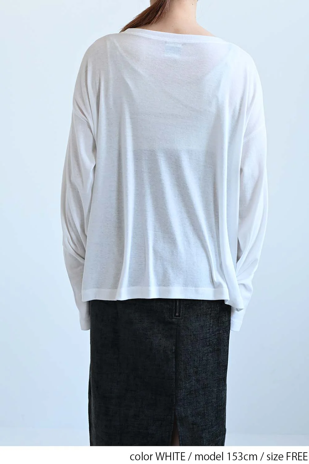 やわらかストレッチ長袖指穴Tee - Image 17