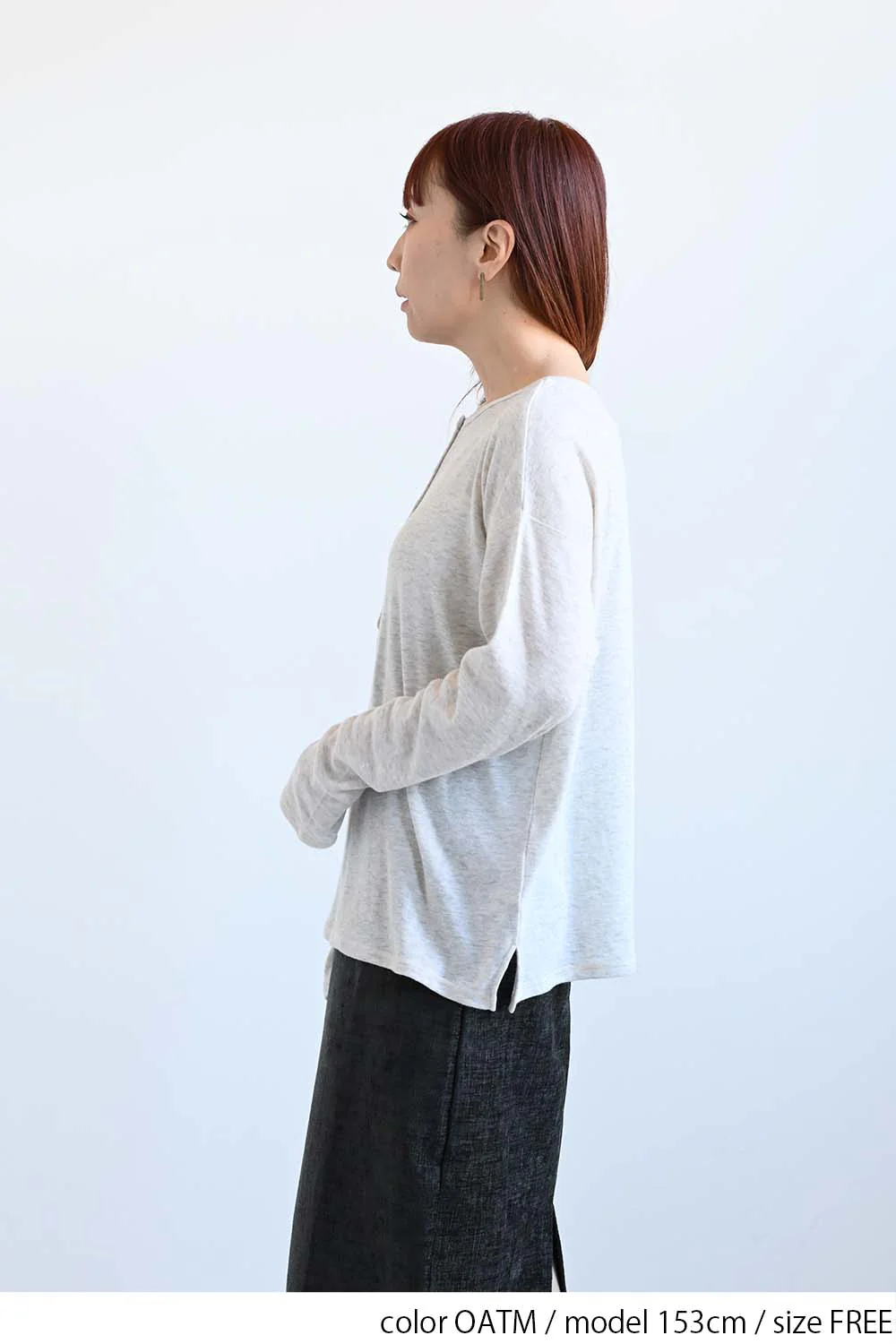 やわらかストレッチ2way長袖ヘンリー - Image 11