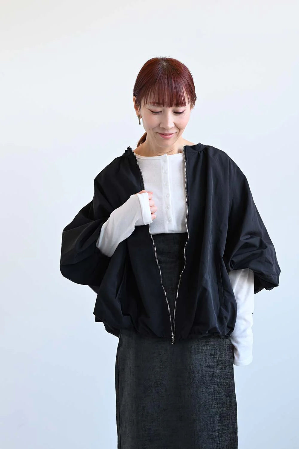やわらかストレッチ2way長袖ヘンリー - Image 17