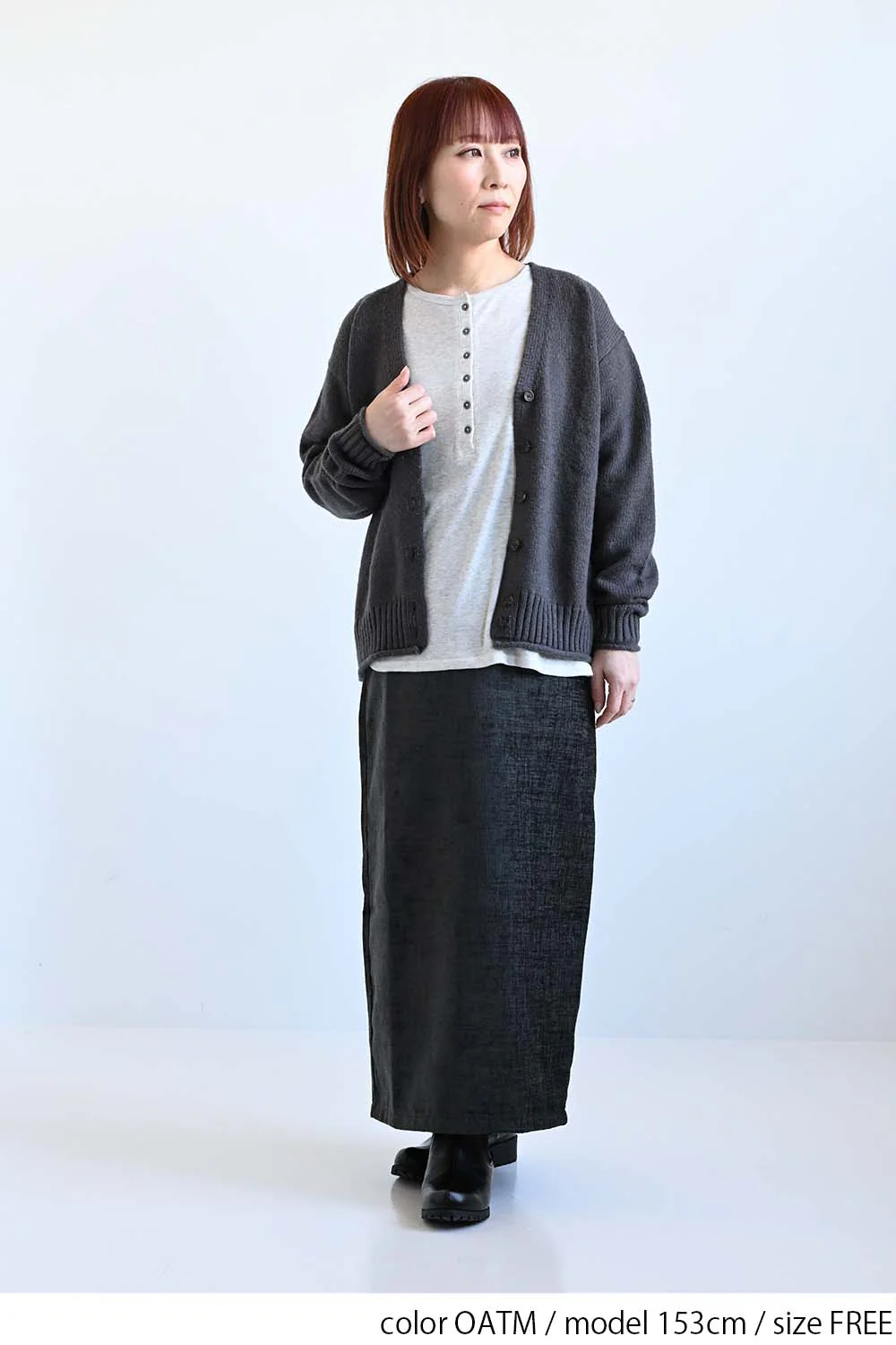 やわらかストレッチ2way長袖ヘンリー - Image 9