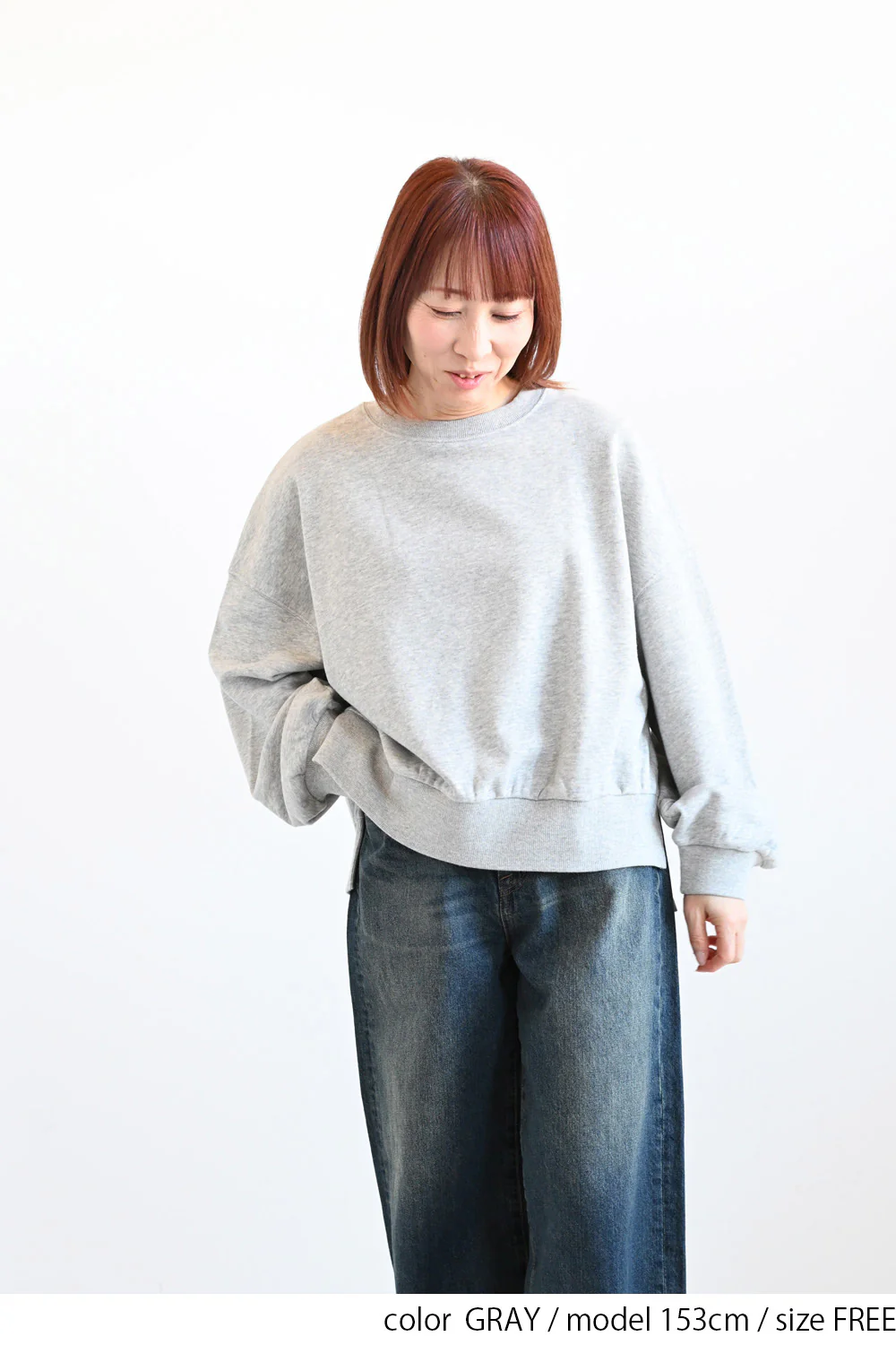 ふんわり裾リブスリットプルオーバー - Image 9