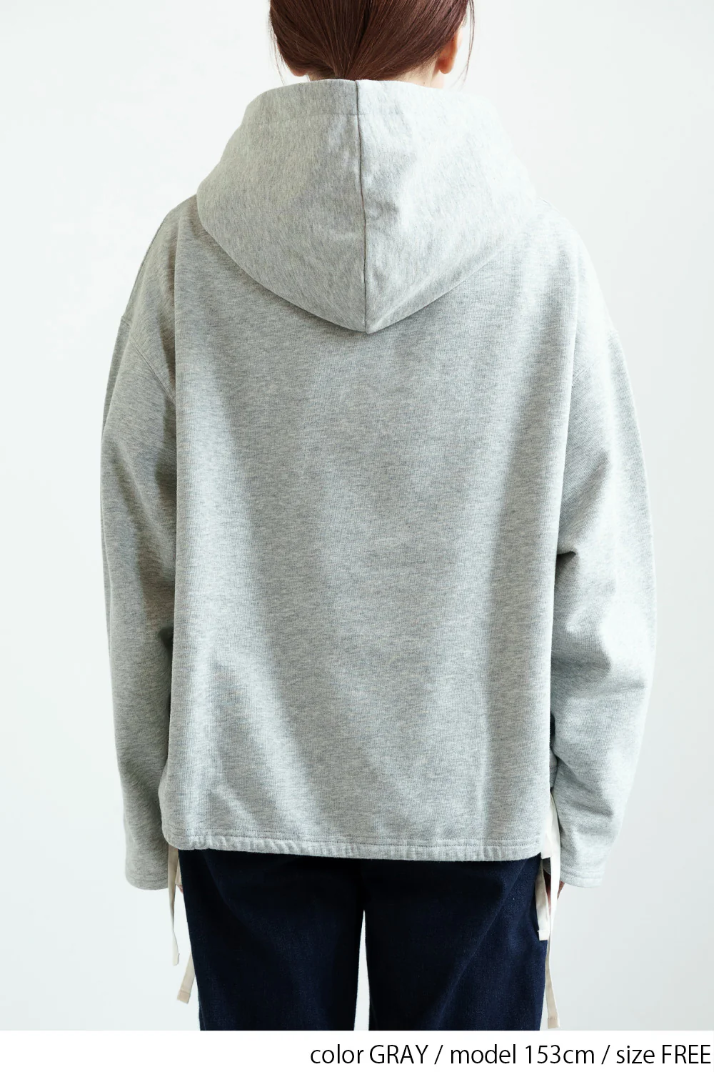 フード付きスキッパー裏毛プルオーバー - Image 15