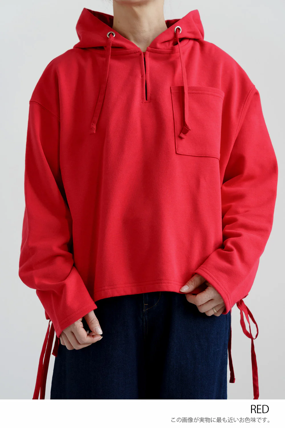 フード付きスキッパー裏毛プルオーバー - Image 29