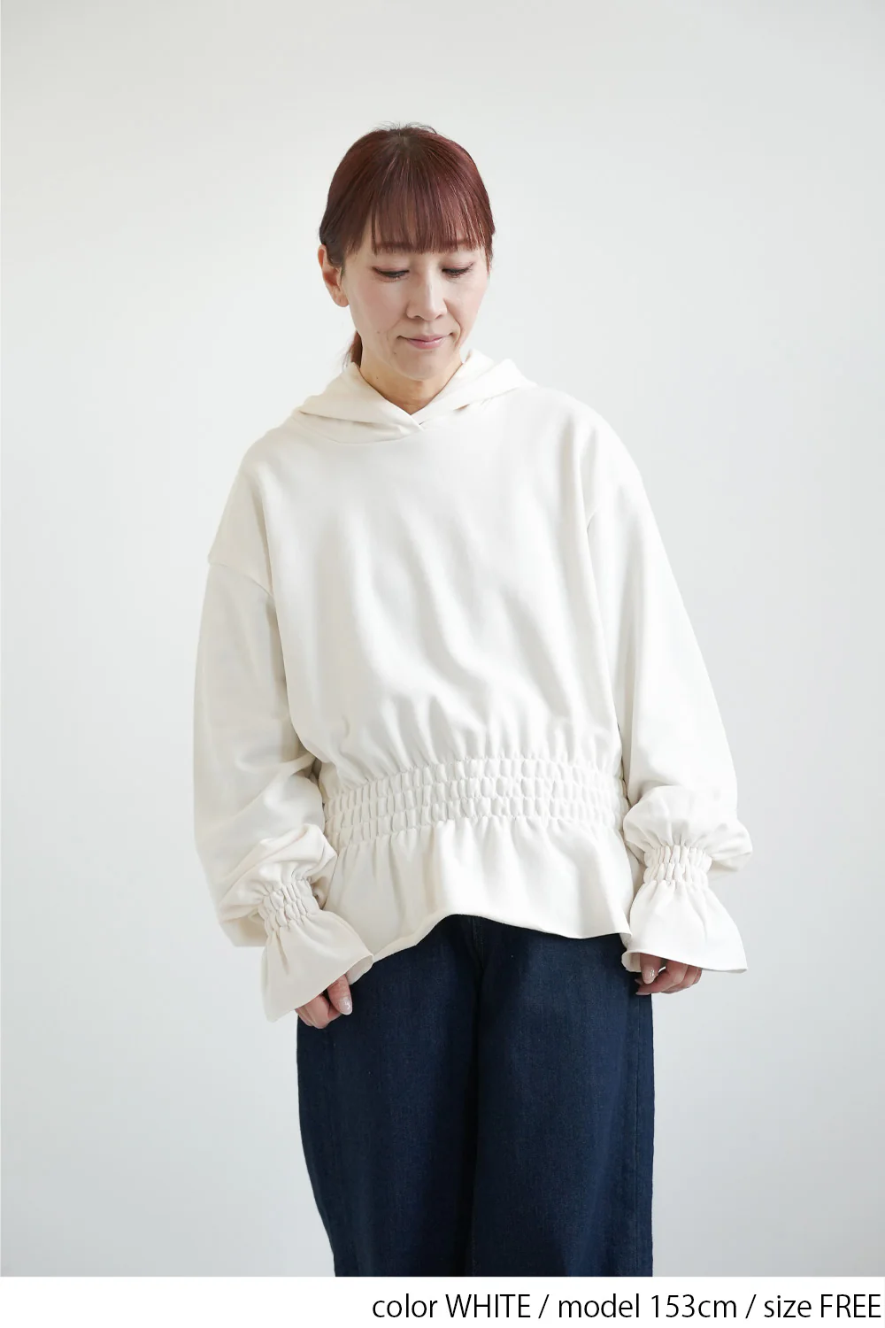裾・袖口フリルギャザープルオーバー - Image 3