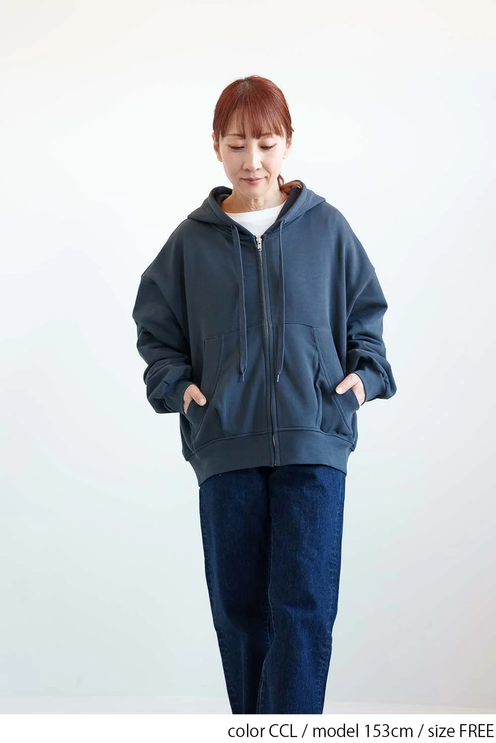 裏毛ビッグシルエットパーカー - Image 42
