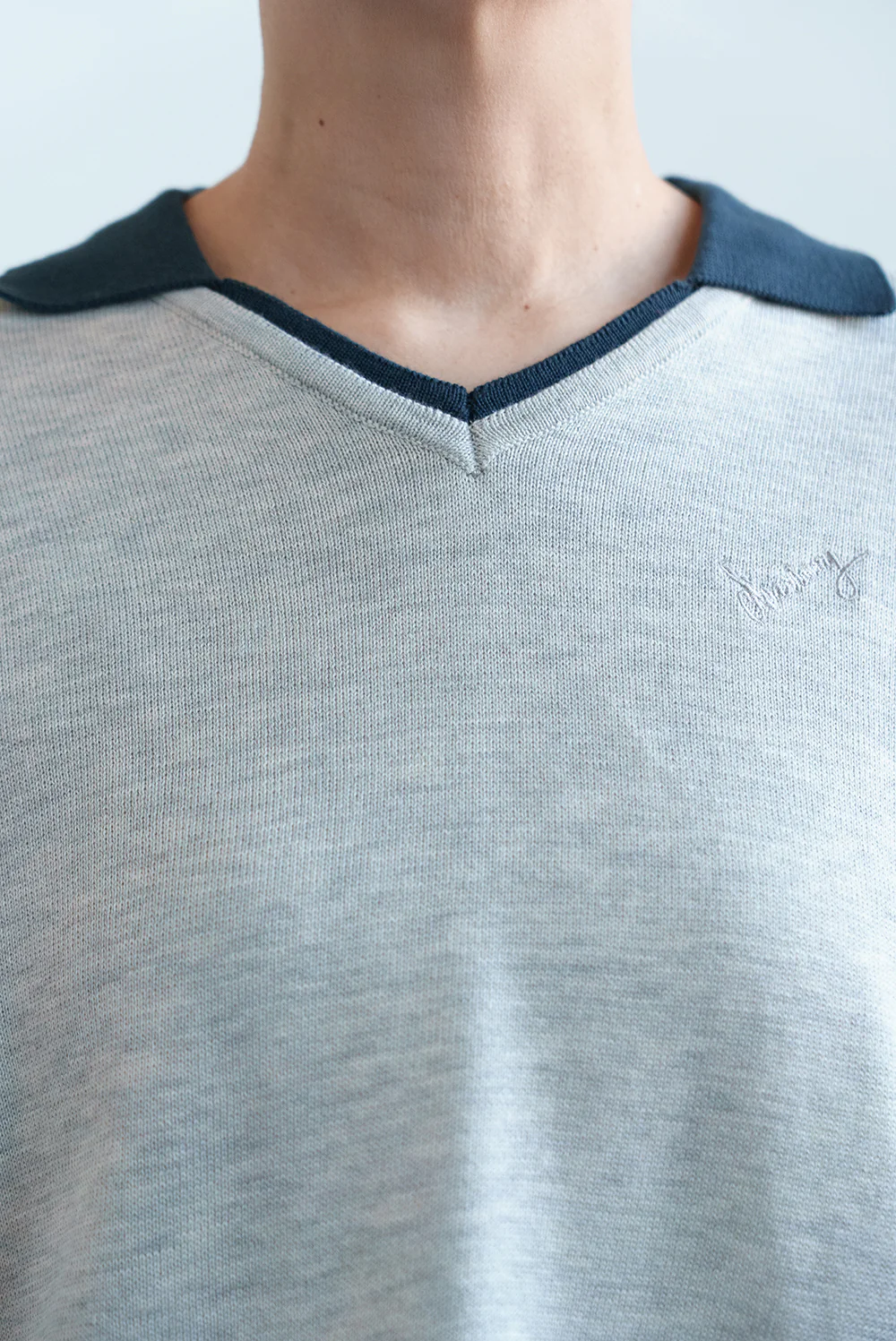 衿配色スキッパープルオーバー - Image 17