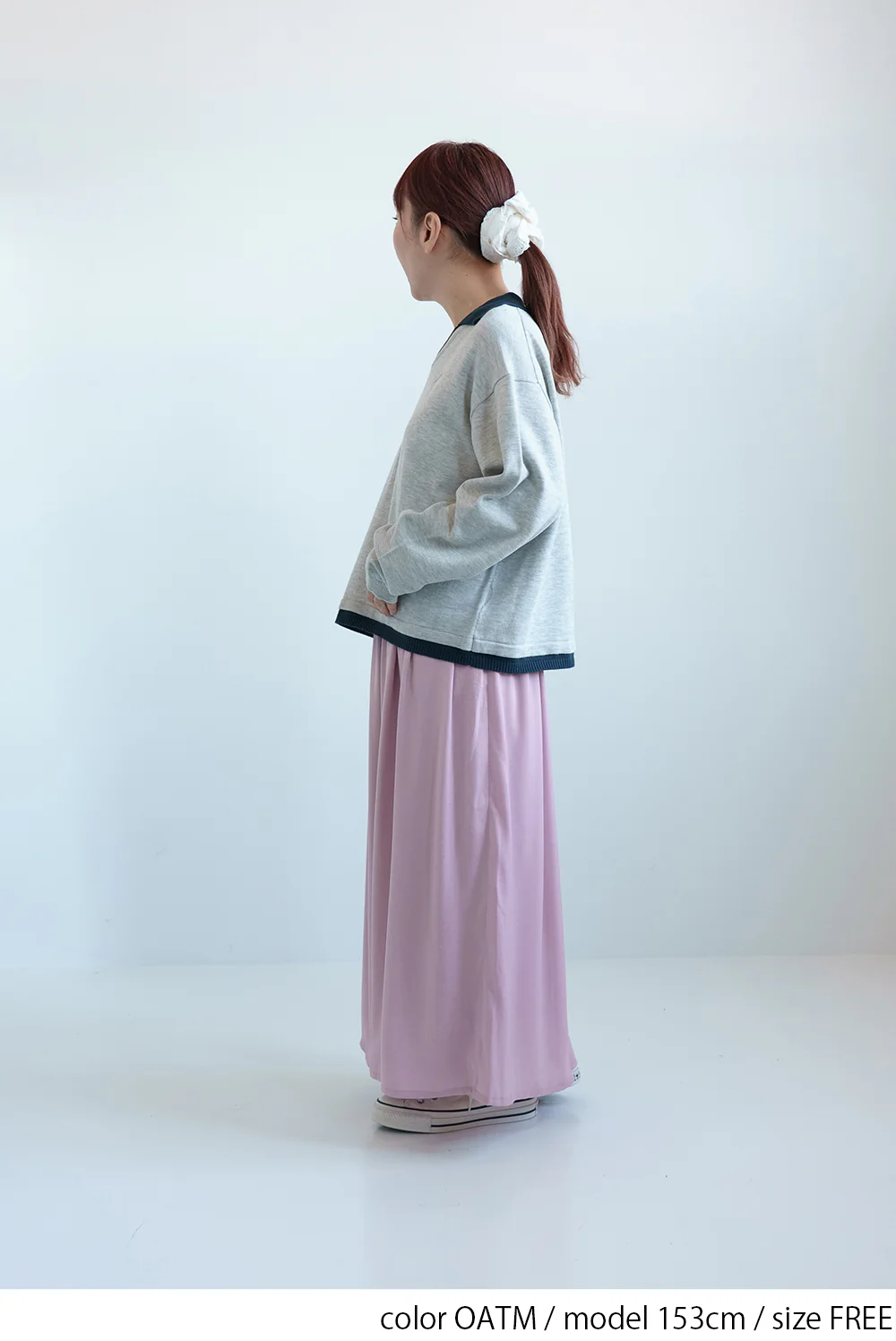 衿配色スキッパープルオーバー - Image 5