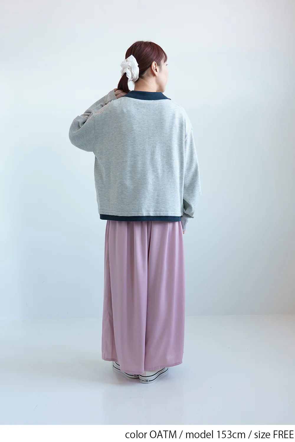 衿配色スキッパープルオーバー - Image 6