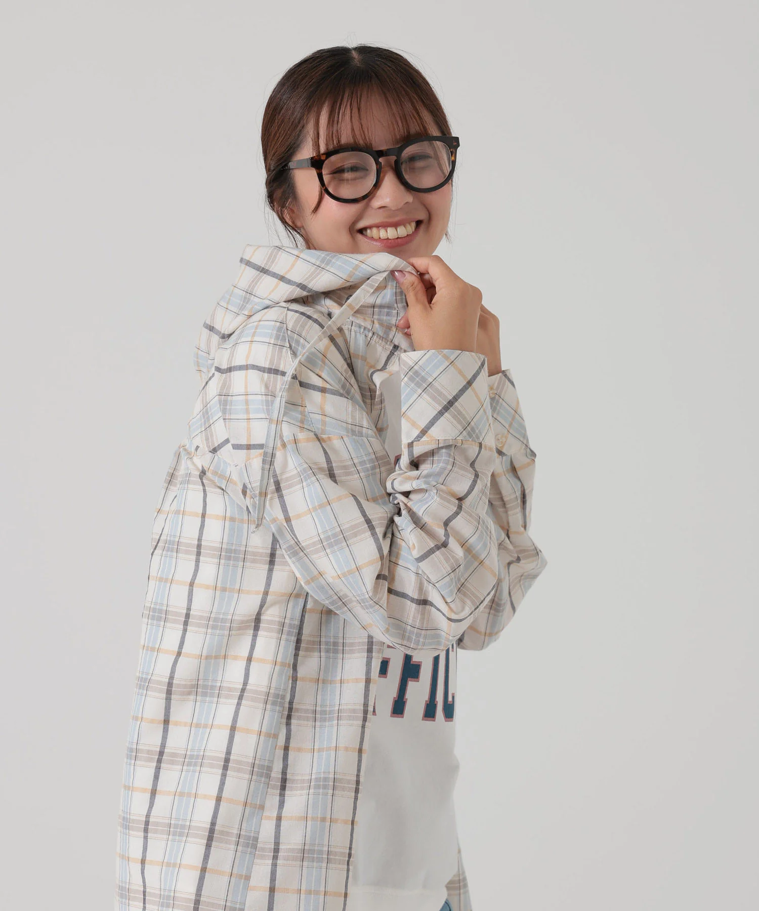 フード付きシャツチュニック - Image 11