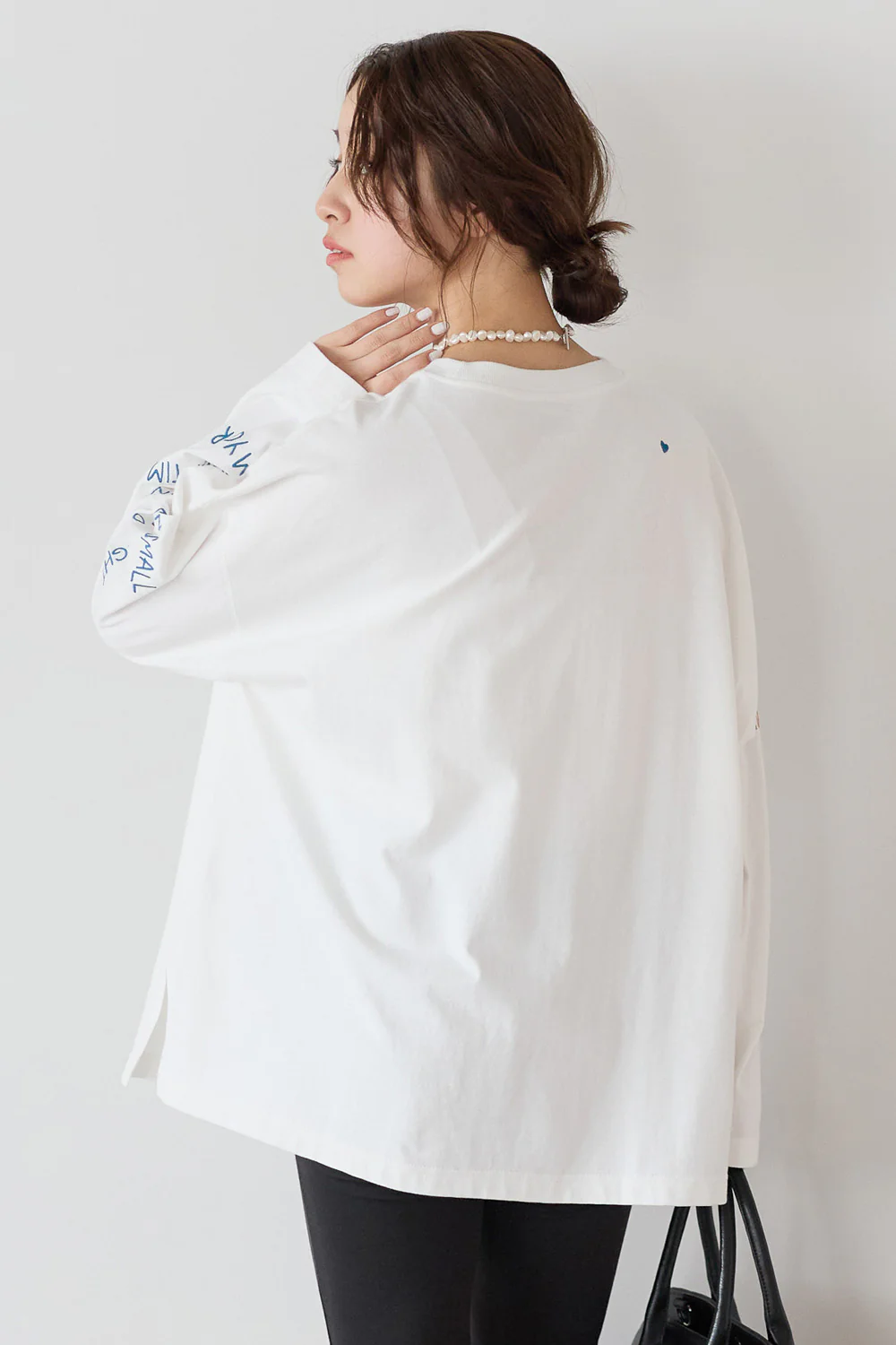 袖ロゴ刺繍プルオーバー - Image 10