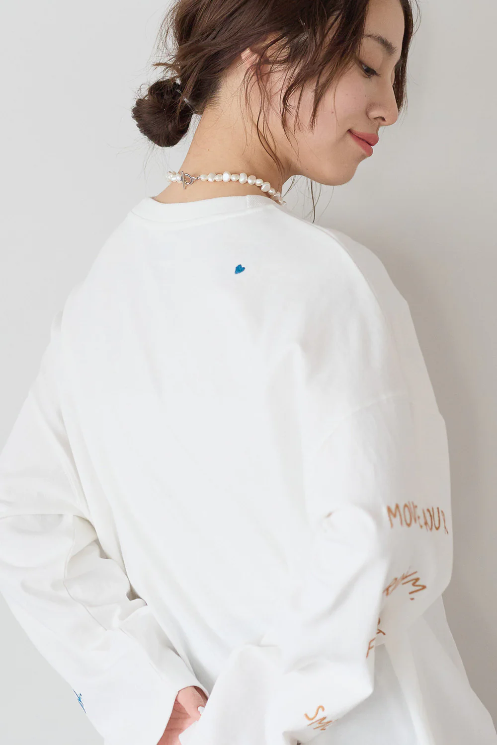 袖ロゴ刺繍プルオーバー - Image 18