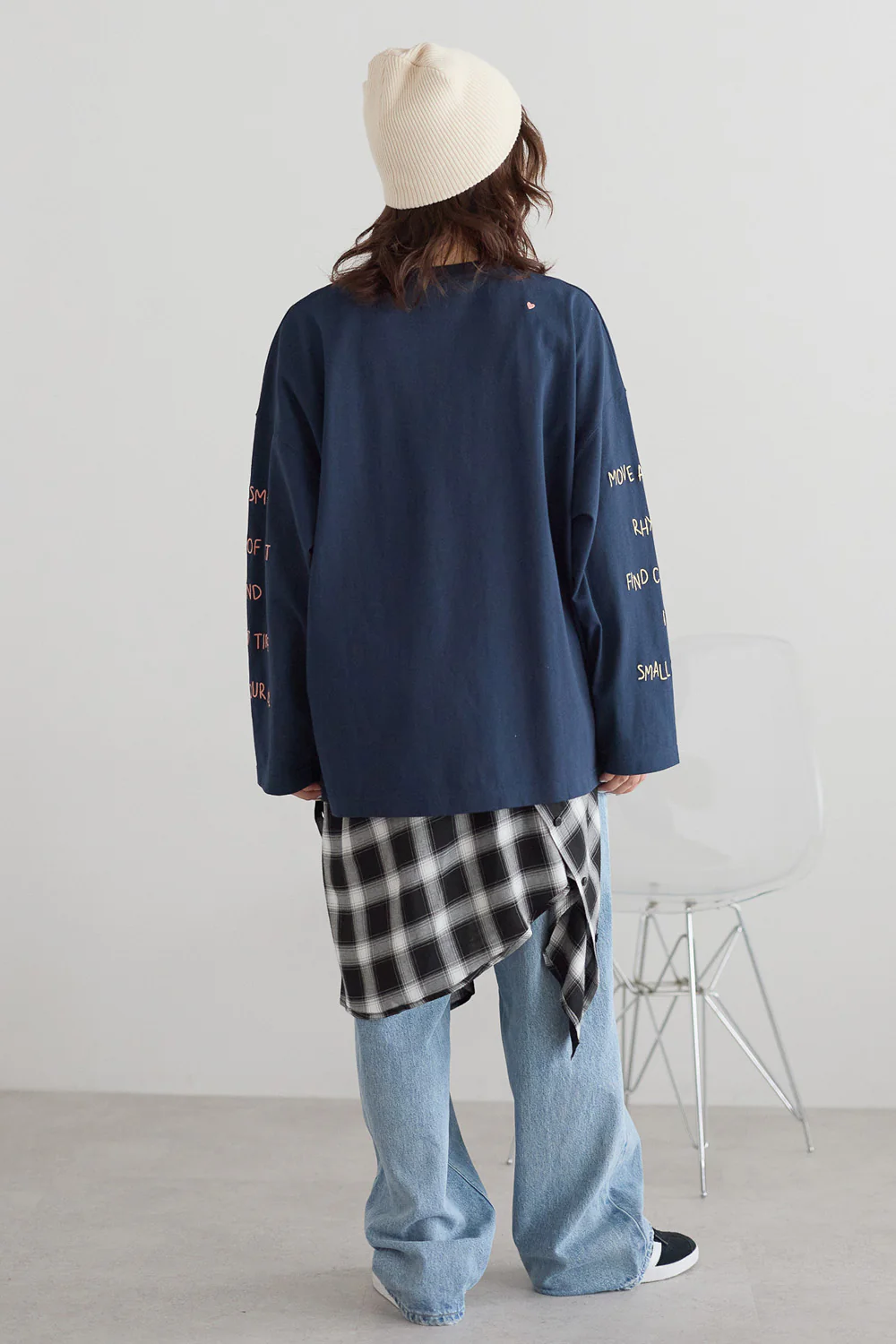 袖ロゴ刺繍プルオーバー - Image 42