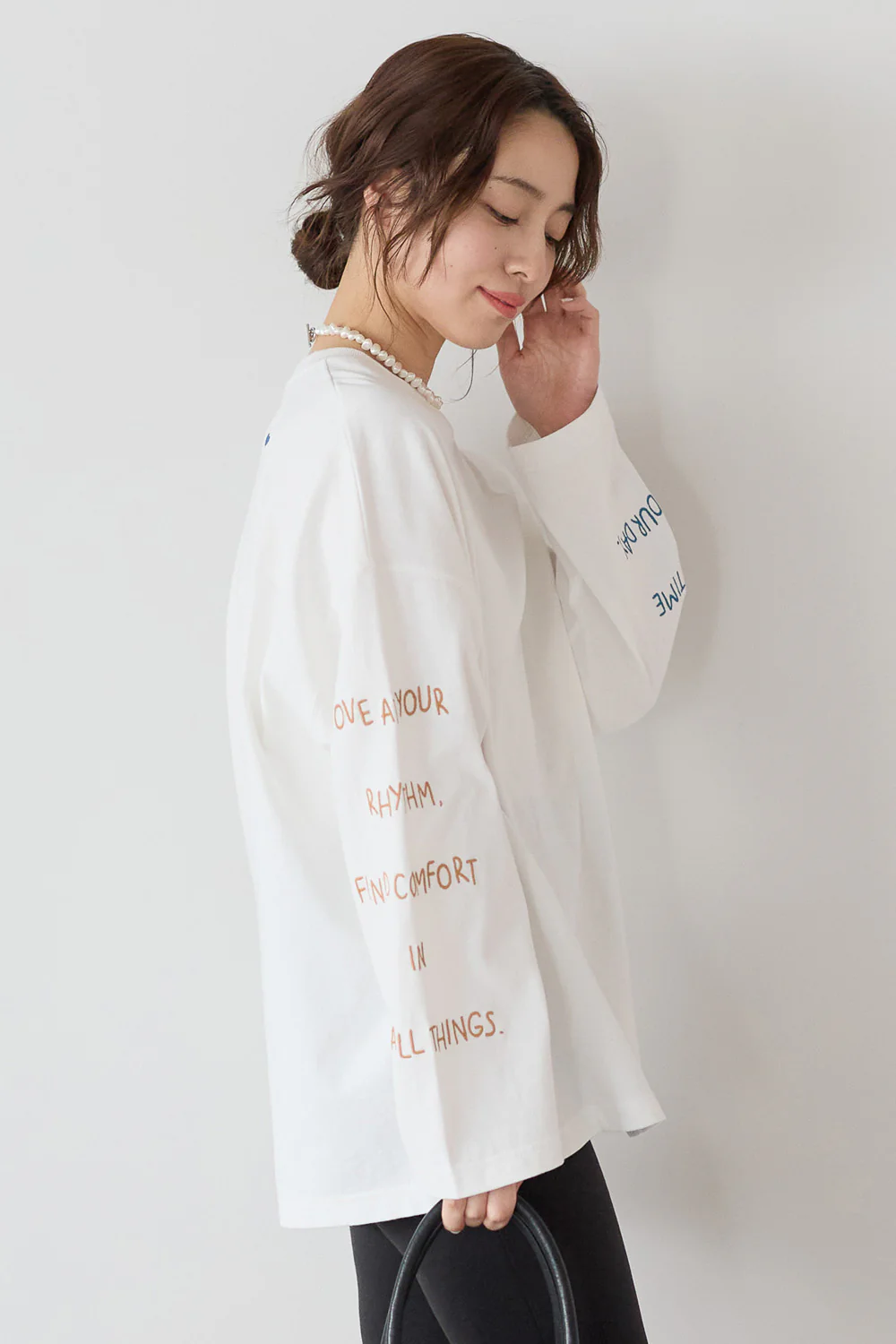 袖ロゴ刺繍プルオーバー - Image 8