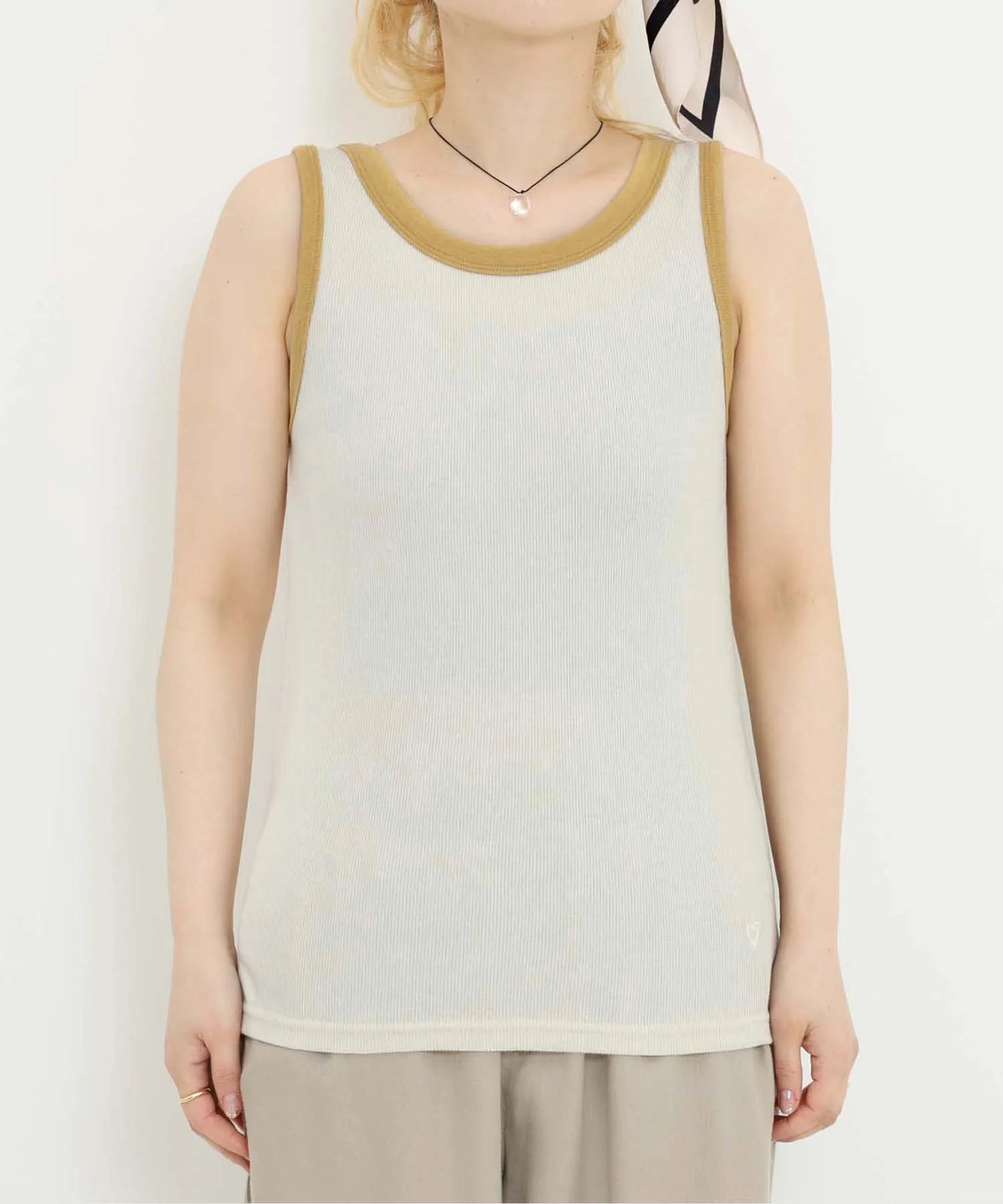 Cottonテレコタンクトップ - Image 115