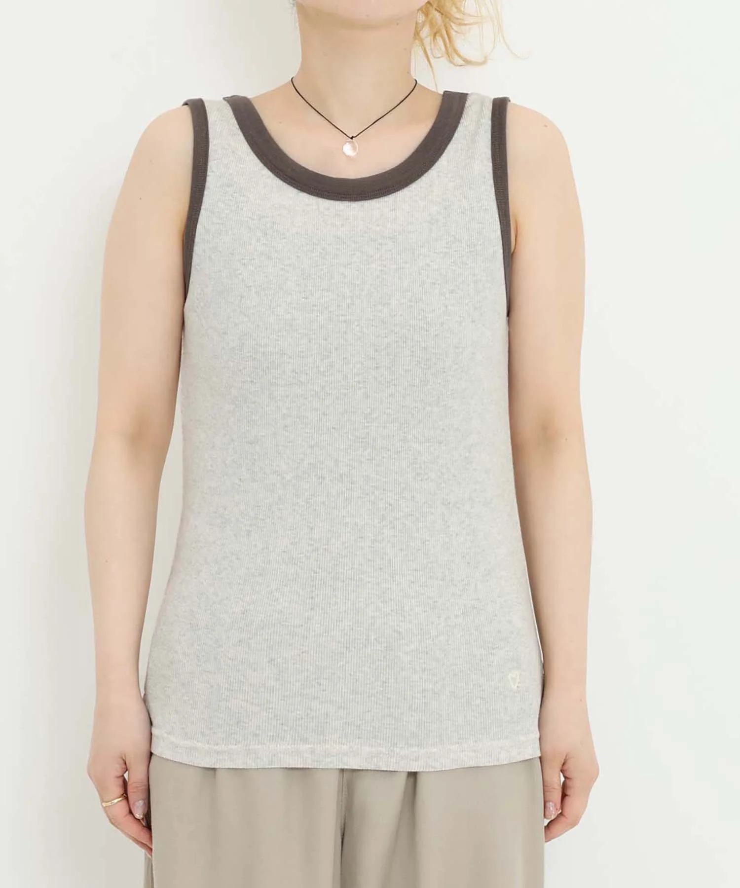 Cottonテレコタンクトップ - Image 116
