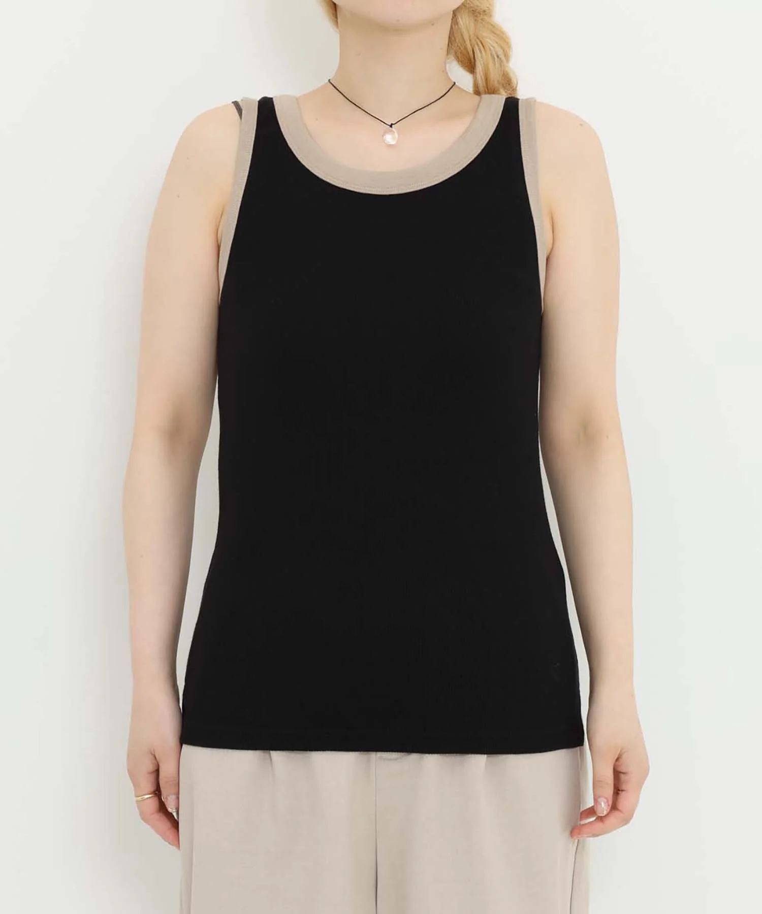 Cottonテレコタンクトップ - Image 117
