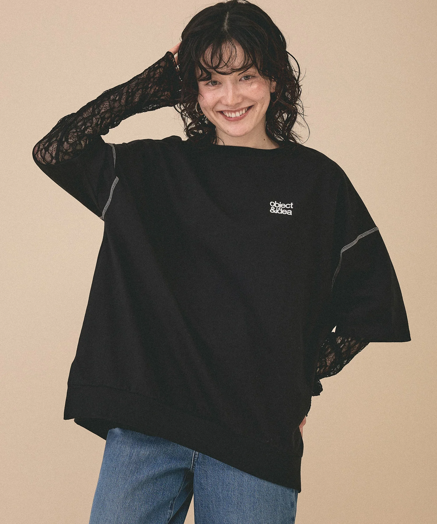 アシメバックプリントプルオーバー - Image 12