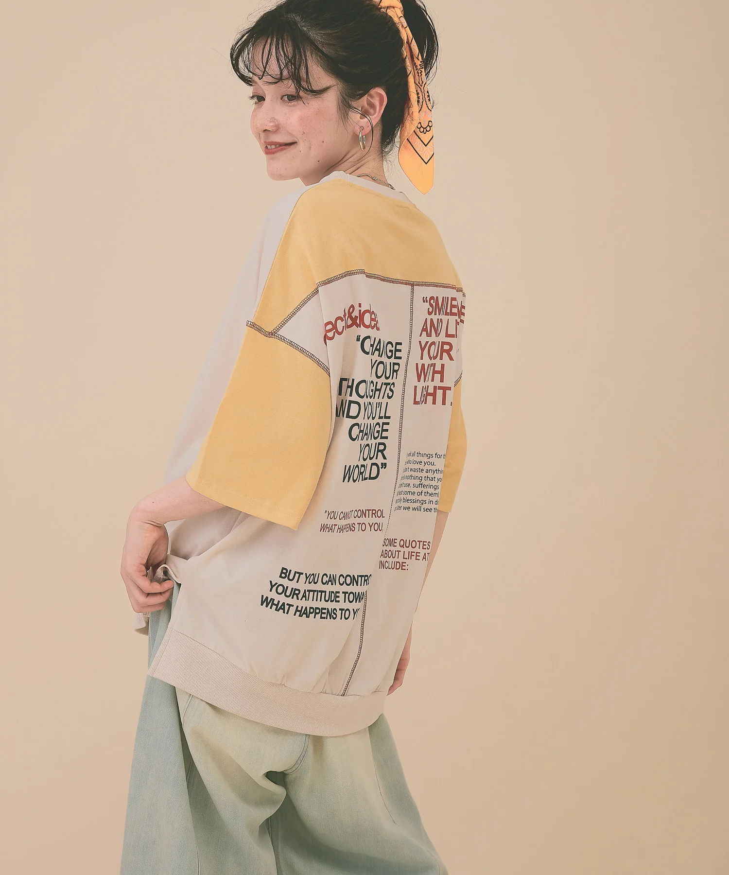 アシメバックプリントプルオーバー - Image 17