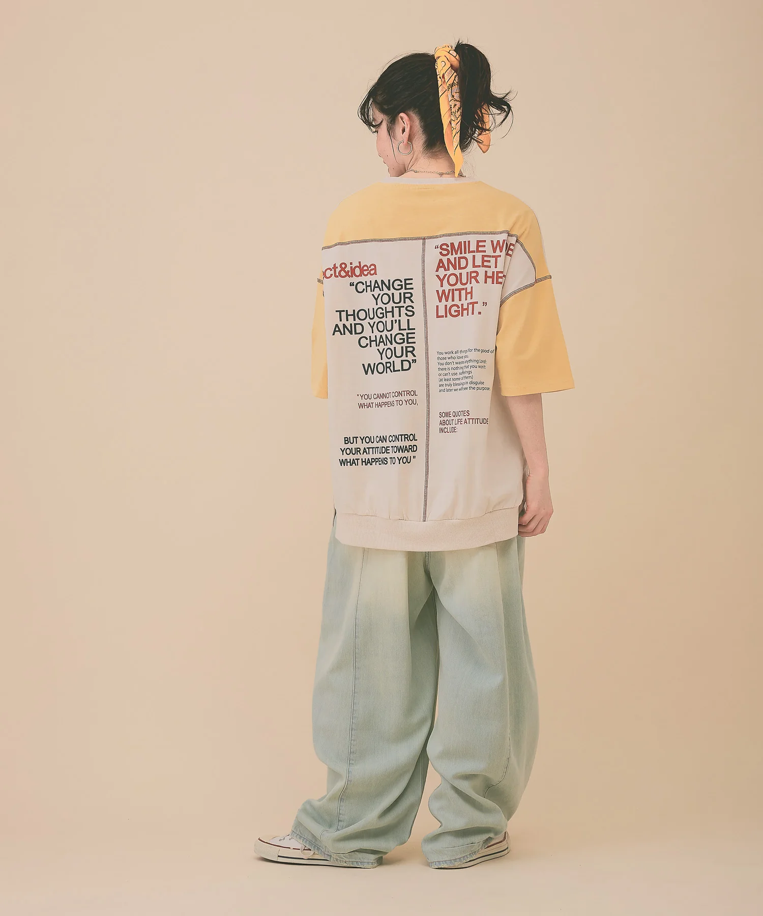 アシメバックプリントプルオーバー - Image 18