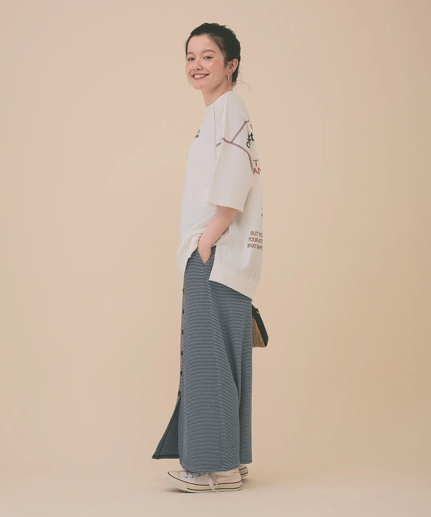 アシメバックプリントプルオーバー - Image 8