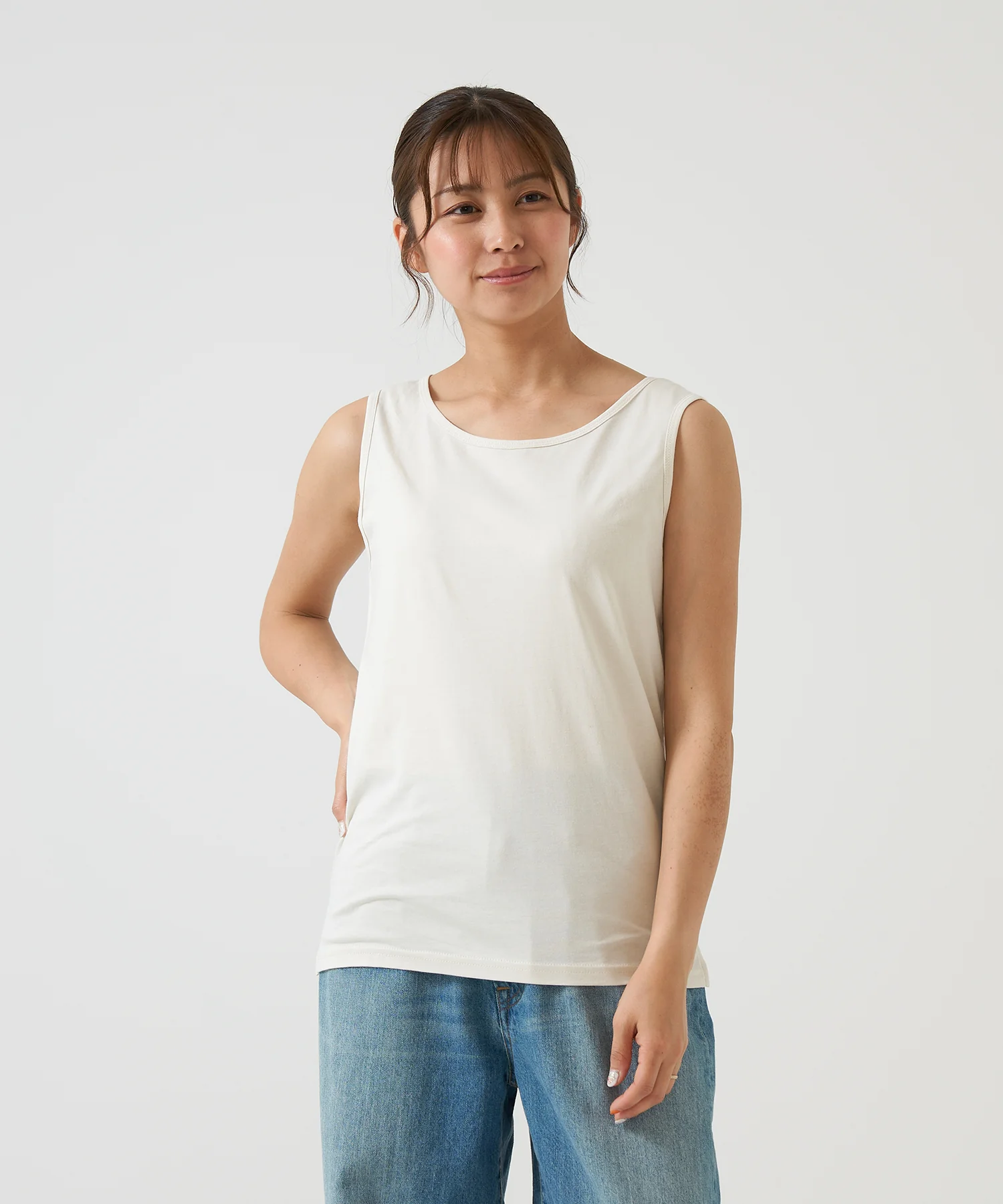 さらっとコットンベーシックタンク - Image 5