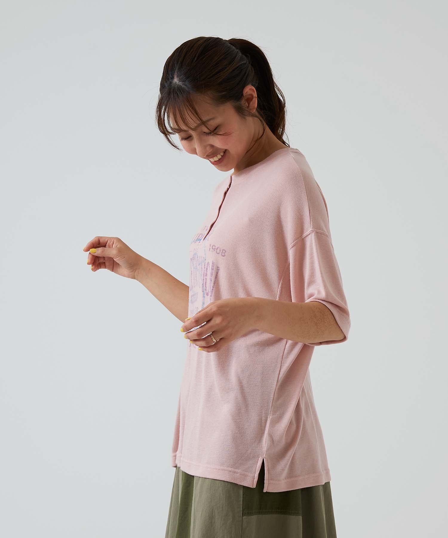 SロゴカレッジヘンリーTEE - Image 11