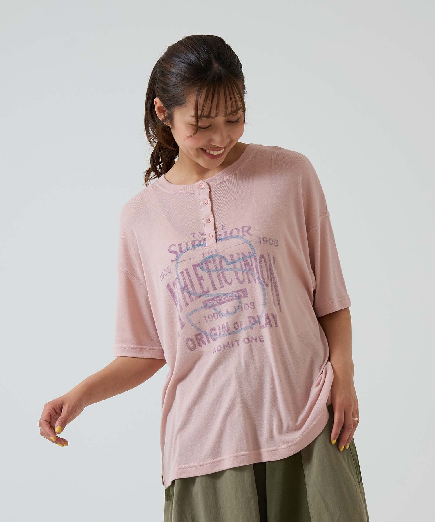 SロゴカレッジヘンリーTEE - Image 2