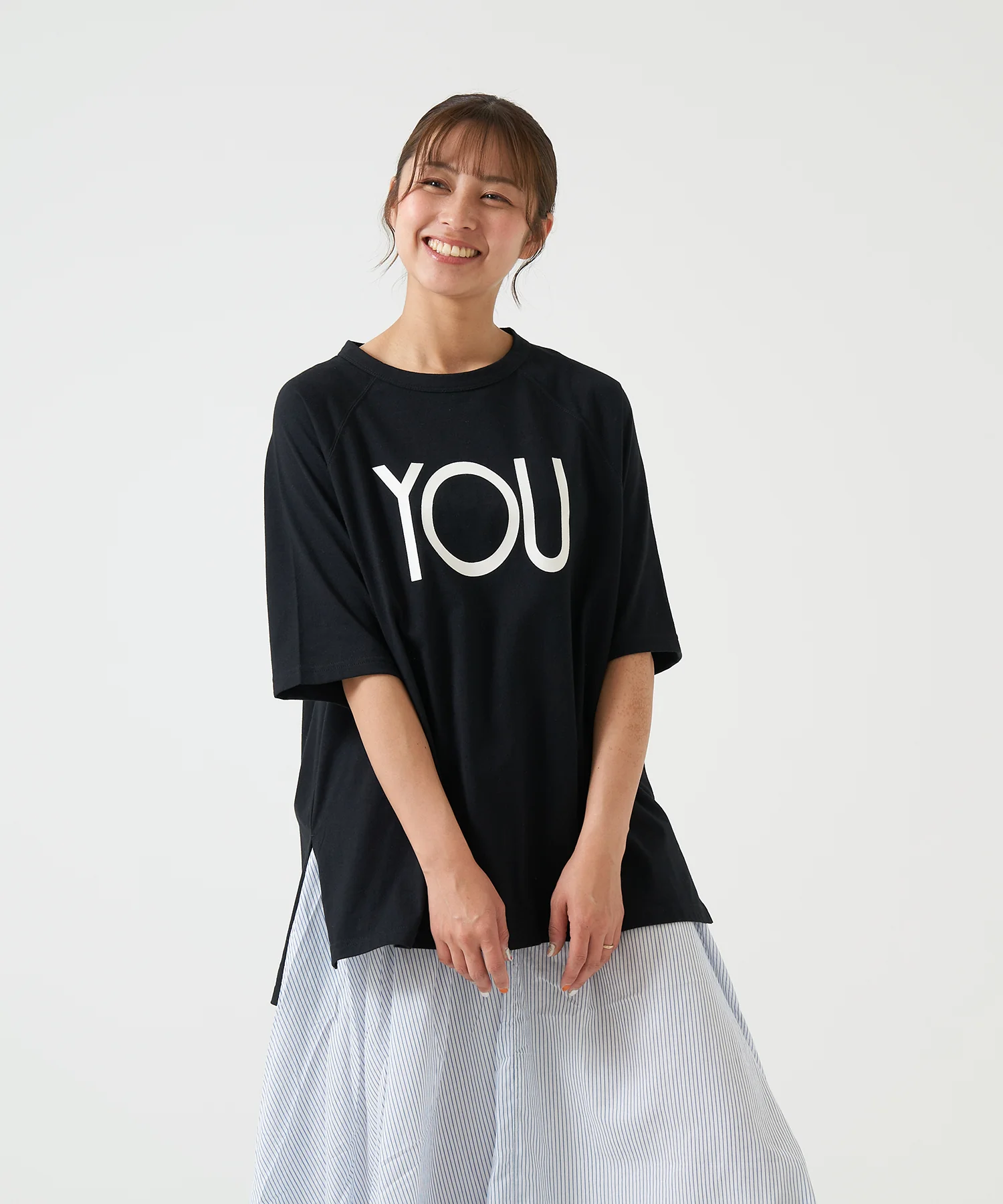 YOU＆MEラグランプリントチュニック - Image 3